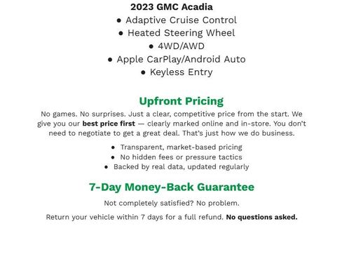 Used 2023 GMC Acadia Denali w/ Denali Ultimate Package AWD/4WD image 2