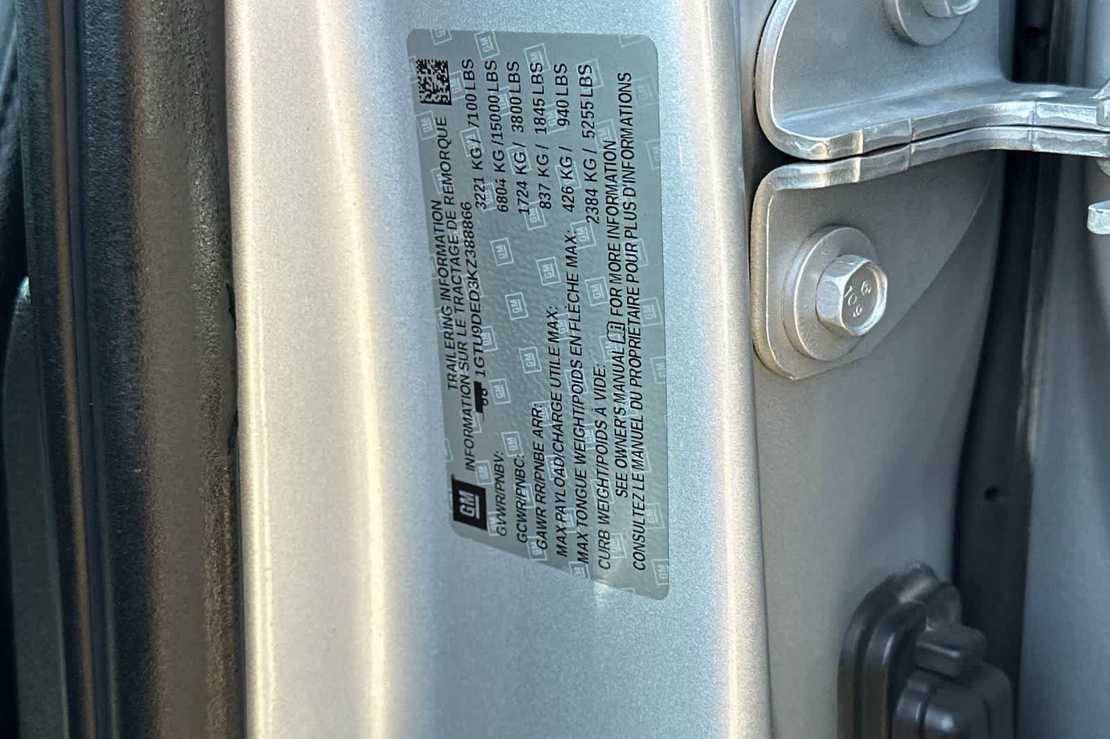 Used 2019 GMC Sierra 1500 SLT w/ Driver Alert Package I AWD/4WD image 36