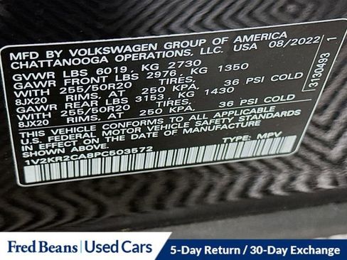 Used 2023 Volkswagen Atlas SE w/ Panoramic Sunroof Package image 34