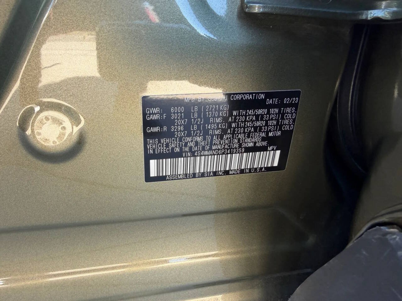 Used 2023 Subaru Ascent Limited AWD/4WD image 35