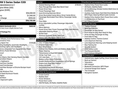 Used 2022 BMW 530i w/ Convenience Package