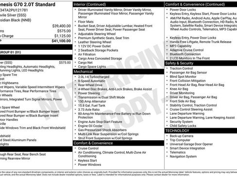 Used 2023 Genesis G70 2.0T image 31