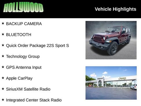 Used 2021 Jeep Wrangler Unlimited Sport AWD/4WD image 3