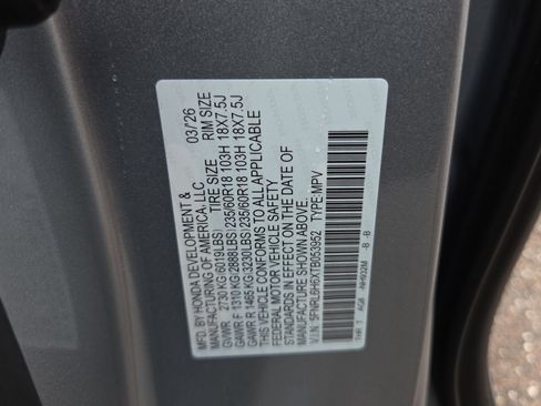 New 2026 Honda Odyssey EX-L image 18
