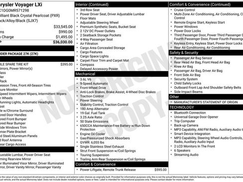 Used 2021 Chrysler Voyager Lxi FWD image 5