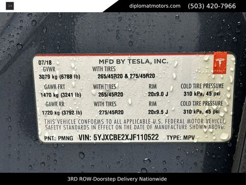 Used 2018 Tesla Model X 100D image 45