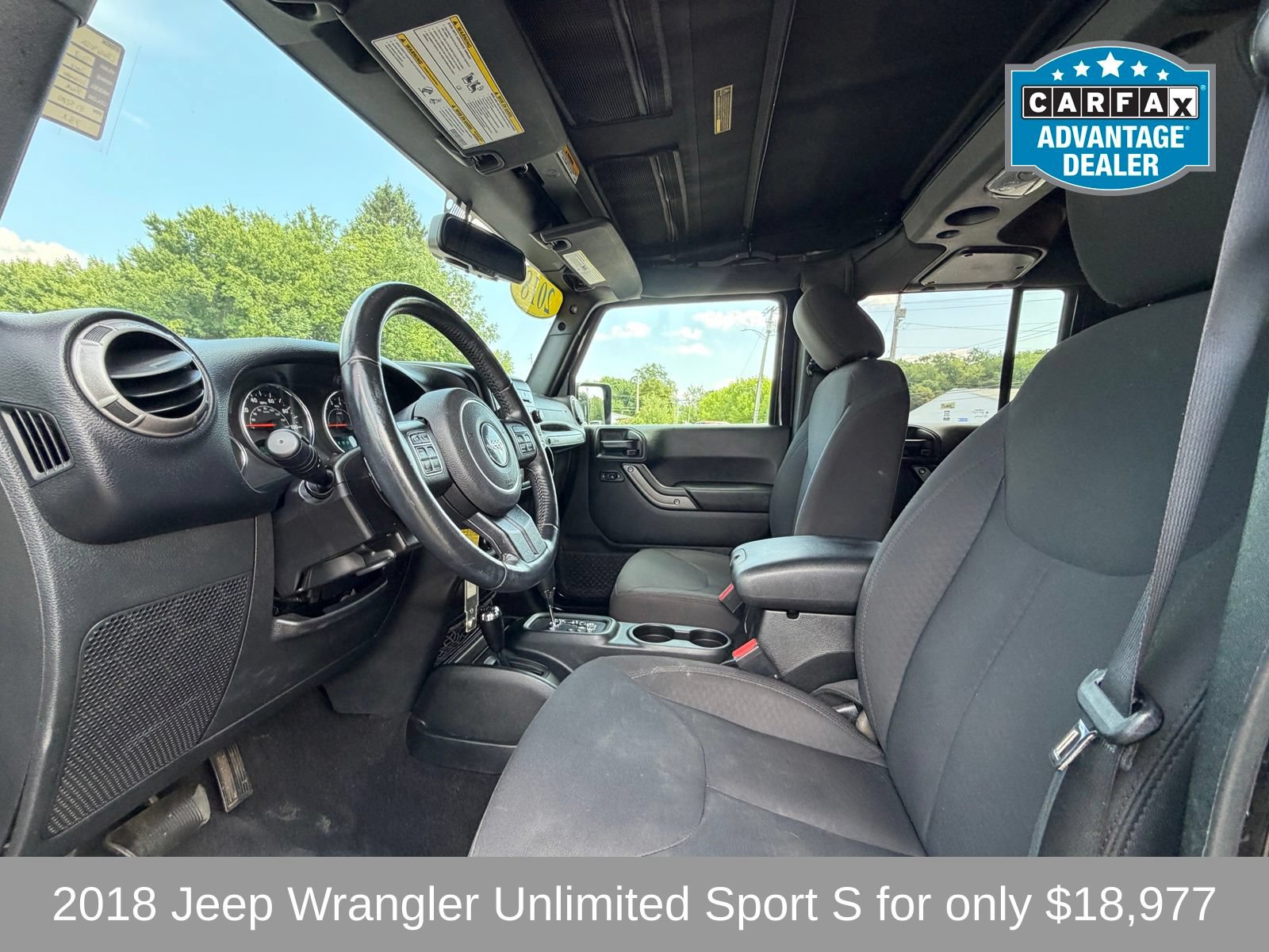 Used 2018 Jeep Wrangler Unlimited Sport S AWD/4WD image 12