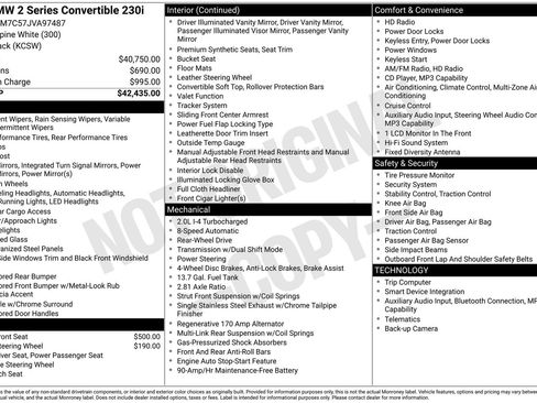 Used 2018 BMW 230i Convertible image 10