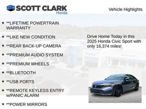 Used 2025 Honda Civic Sport image 11