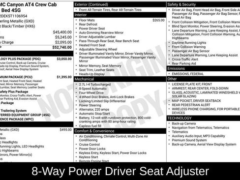 New 2026 GMC Canyon AT4 w/ Technology Plus Package AWD/4WD image 8