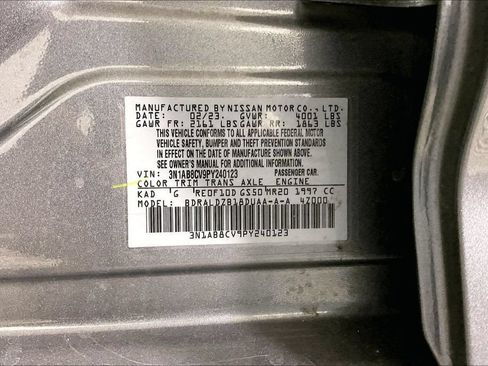 Used 2023 Nissan Sentra SV w/ All-Weather Package FWD image 33