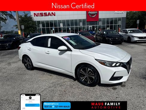 Certified 2022 Nissan Sentra SV FWD image 1