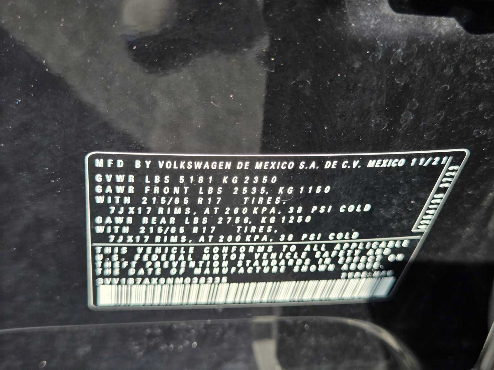 Used 2022 Volkswagen Tiguan S FWD image 20