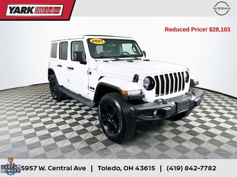 Used 2021 Jeep Wrangler Unlimited Sahara image 1