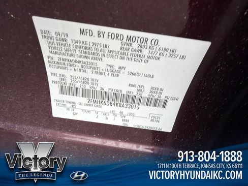 Used 2019 Ford Flex Limited w/ Equipment Group 301A AWD/4WD image 13