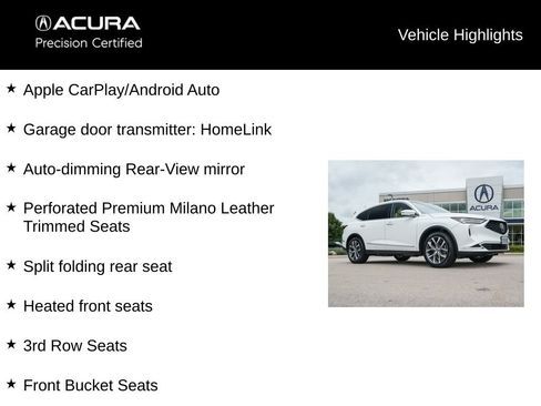 Certified 2022 Acura MDX w/ Technology Package AWD/4WD image 21