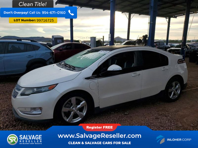 Used 2012 Chevrolet Volt Premium w/ Premium Trim Package FWD image 1