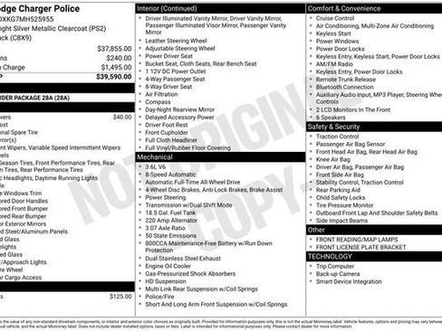 Used 2021 Dodge Charger Police image 15