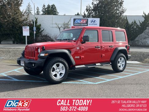 Used 2021 Jeep Wrangler Unlimited Sport w/ Sun And Sound Package image 1