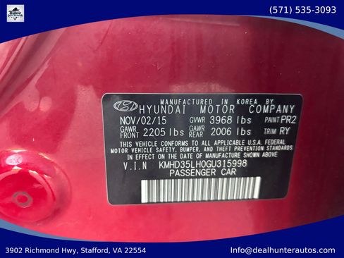Used 2016 Hyundai Elantra GT FWD image 30