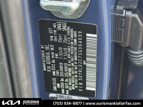 New 2025 Kia Sorento S image 30