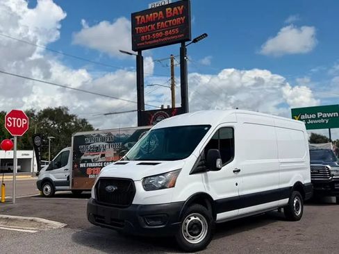 Used 2021 Ford Transit 250 Medium Roof w/ Load Area Protection Package RWD image 2