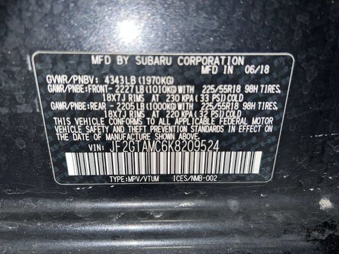 Used 2019 Subaru Crosstrek 2.0i Limited w/ Moonroof Package AWD/4WD image 34