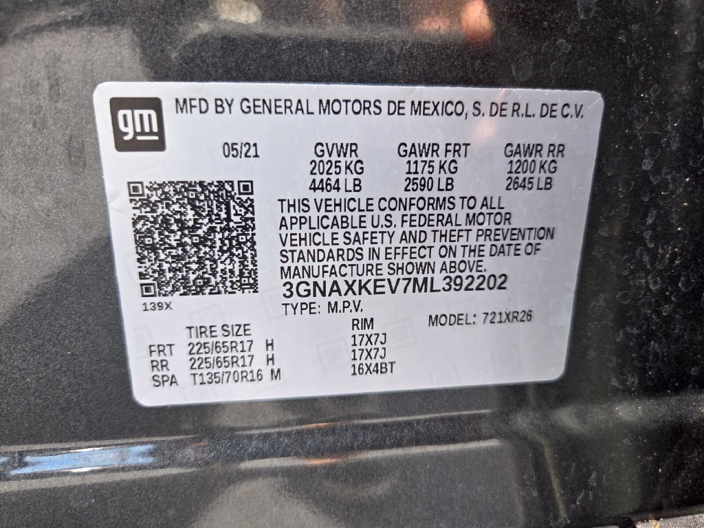 Certified 2021 Chevrolet Equinox LT FWD image 21