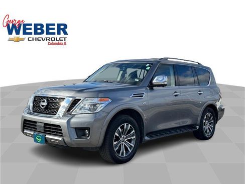 Used 2019 Nissan Armada Platinum w/ Captain's Chairs Package image 1