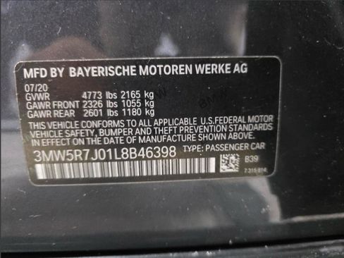 Used 2020 BMW 330i xDrive Sedan w/ Convenience Package AWD/4WD image 8