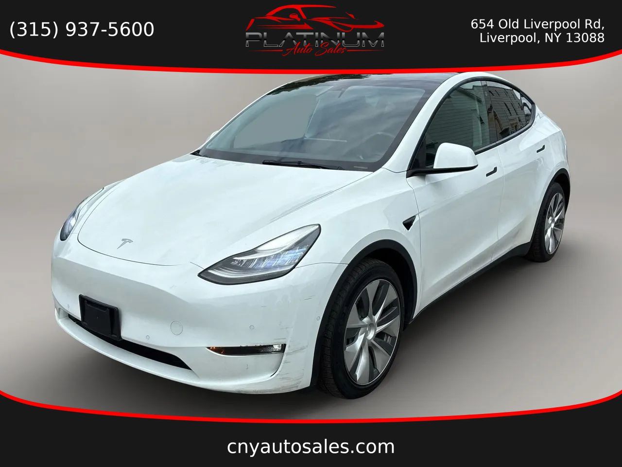 Used 2021 Tesla Model Y Long Range AWD/4WD image 1