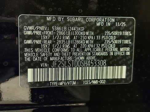 New 2025 Subaru Forester Touring image 33