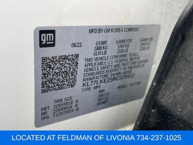 Used 2024 Chevrolet Trax ACTIV w/ Sunroof Package FWD image 10