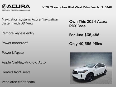 Used 2024 Acura RDX A-Spec AWD/4WD image 7
