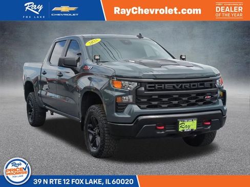 Used 2025 Chevrolet Silverado 1500 Custom Trail Boss AWD/4WD image 1