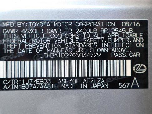 Used 2016 Lexus IS 200t w/ F Sport Package RWD image 36