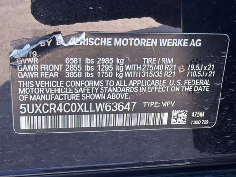Used 2020 BMW X5 sDrive40i w/ M Sport Package RWD image 19