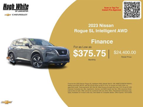 Used 2023 Nissan Rogue SL w/ SL Premium Package image 3