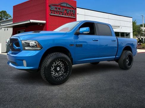 Used 2018 RAM 1500 Sport w/ Hydro Blue Sport Package image 1