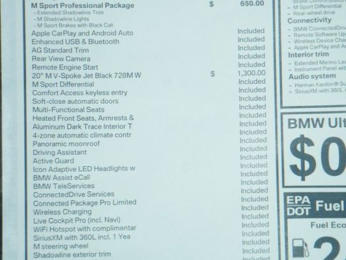 New 2026 BMW 840i w/ M Sport Professional Package image 8