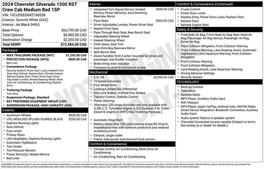 Used 2024 Chevrolet Silverado 1500 RST w/ Max Trailering Package AWD/4WD image 4