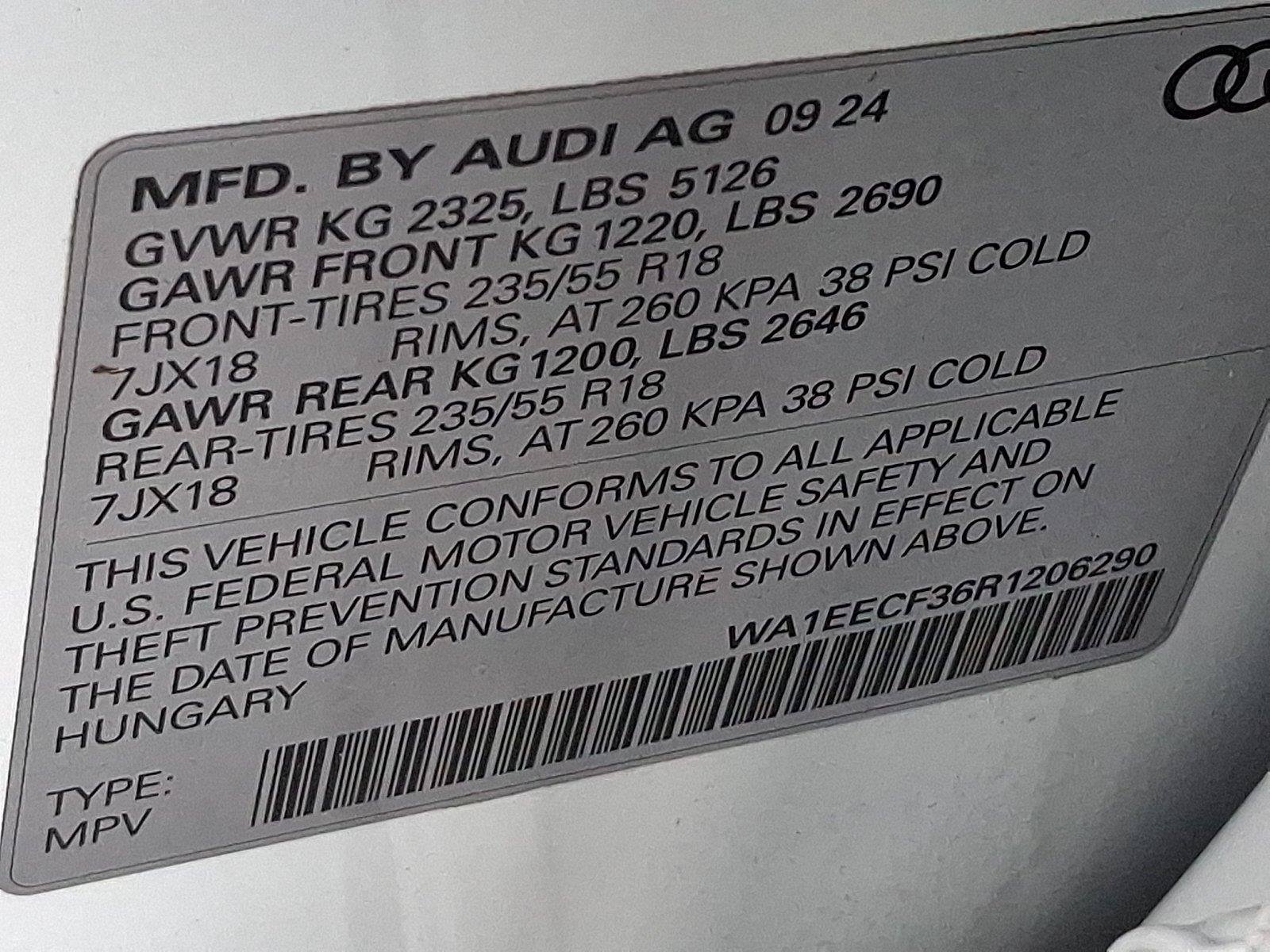 Used 2024 Audi Q3 2.0T Premium Plus w/ Premium Plus Package AWD/4WD image 28