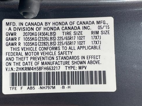 Used 2015 Honda CR-V EX image 33