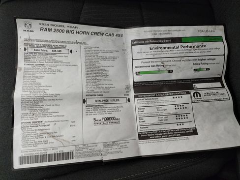 Used 2024 RAM 2500 Big Horn w/ Night Edition image 59