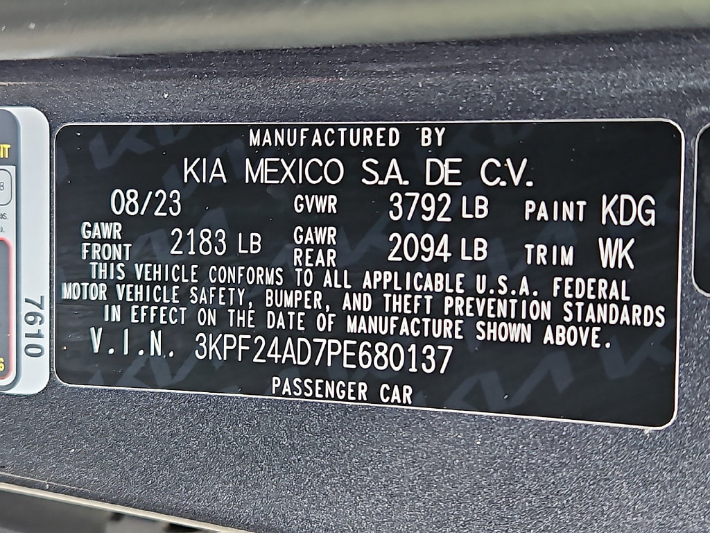 Certified 2023 Kia Forte LXS FWD image 27