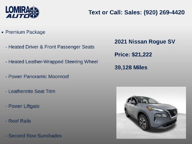 Used 2021 Nissan Rogue SV AWD/4WD image 8