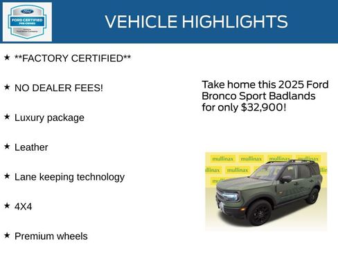 Used 2025 Ford Bronco Sport Badlands image 12