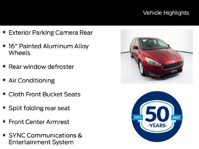 Used 2016 Ford Focus SE w/ SE Power Seat Package FWD image 11