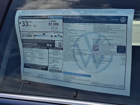 New 2026 Volkswagen Jetta SE FWD image 12