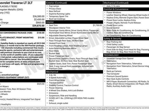 Used 2013 Chevrolet Traverse LT FWD image 5